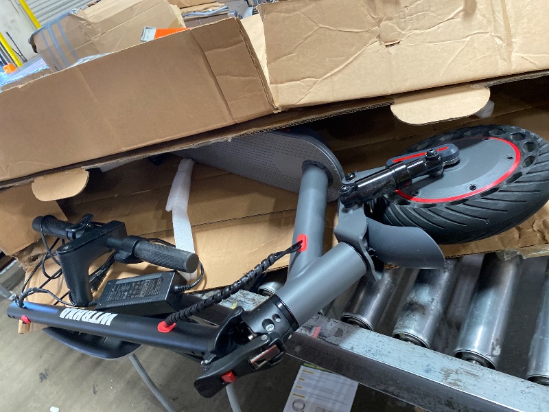 Photo 1 of ***Missing screws*** 10''-500W-Electric Scooter with Dual Suspensions, Top Speed 22 Mph, Long Range 22-31 Miles, Folding E-Scooter Adult, Dual Braking, App