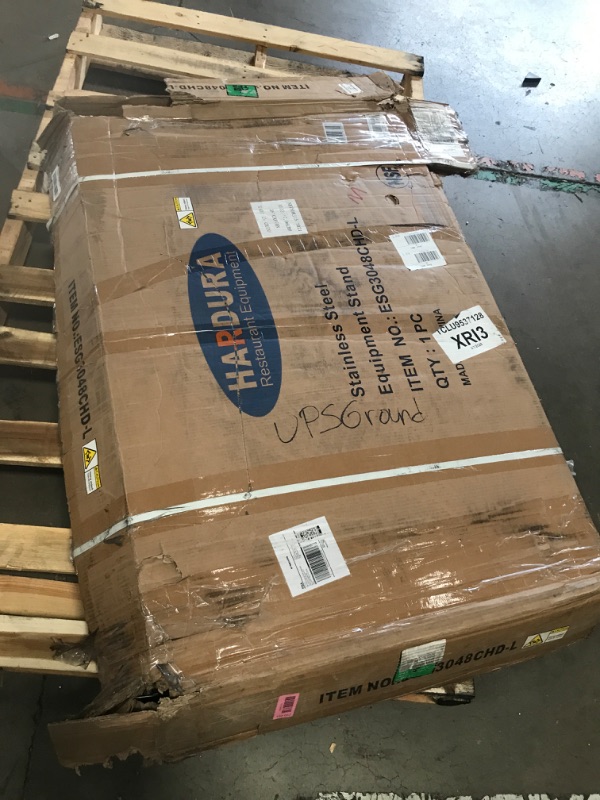 Photo 1 of *****************missing pieces*******************
HARDURA Stainless Steel Equipment Stand with Casters 24"X24"