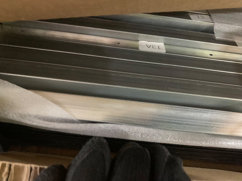 Photo 1 of **MISSING BOXES, PARTIAL SET** GarveeLife 12x20 ft Metal Carport, Enclosed Car Port with Reinforced Frame and Steel Roof for All-Weather Use, Metal Garage Shed for Full-Sized Pickup Trucks