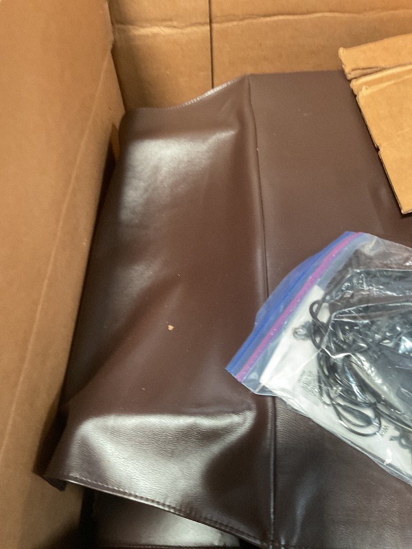 Photo 1 of *** USED PARTS ONLY UNKNOWN IF FUNCTIONAL OR MISSING PARTS***
VEVOR Triple Motor Power Lift Recliner Chair, Large Lift Chair with Heat and Massage for Elderly, Position Adjustable, Leather Surface with Storage Pockets and Cup Holders, Brown