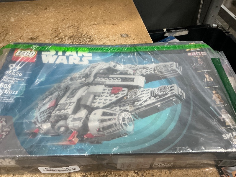 Photo 1 of **BOX OPENED, ALL BAGS SEALED**LEGO Star Wars SMART Play: Millennium Falcon Starship Building Toy for Kids - Compatible Set with 4 SMART Tags and 4 Minifigures - Gift for Boys, Girls and Fans Ages 9+ - 75426