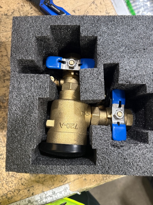 Photo 1 of ?UPC® Certified?3/4" Pressure Vacuum Breaker Assembly, Metal Top Cover, Thickened Brass Backflow Preventer Valve, Anti-Siphon Valves for Irrigation and Outdoor Sprinkler Systems, MAX 400PSI