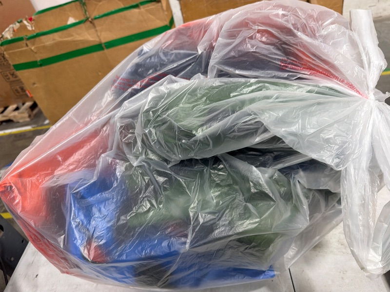 Photo 1 of *** PARTIAL SET **** 80 Pack Large Strong Moving Bags with Zippers & Carrying Handles - Water-Resistant - Heavy Duty Storage Tote for Space Saving, Fold Flat, Alternative to Moving Box (Multicolored)