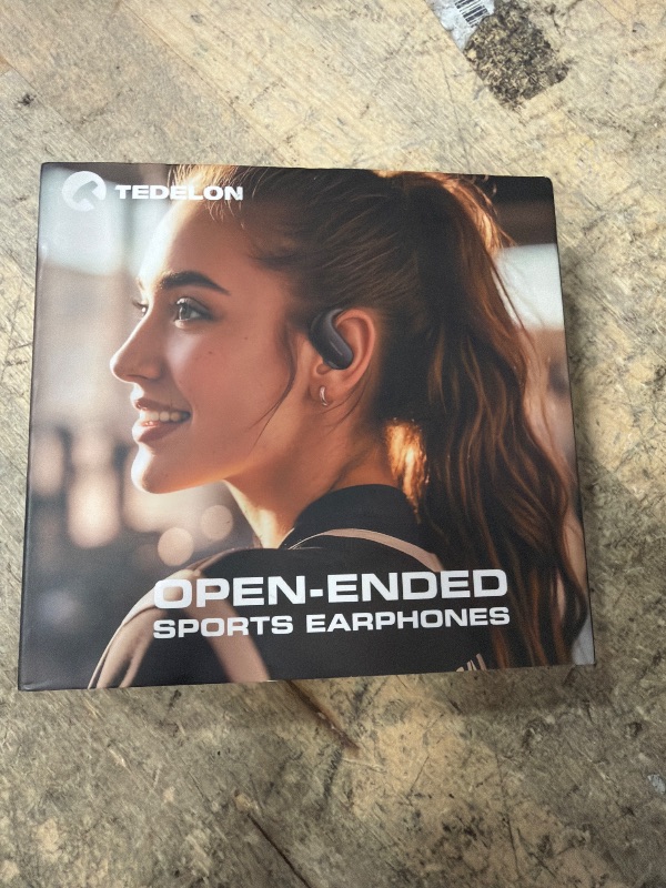 Photo 1 of **Left Does NOT WORK** Ear Earbuds, 50H Open Ear Headphones Bluetooth 5.4, IPX6 Open Ear buds Wireless with Adjustable Ear hook, Hi-res Stereo, AI Clear Call, Lightweight, Wireless Over Earbud for Workout, Gym, Running