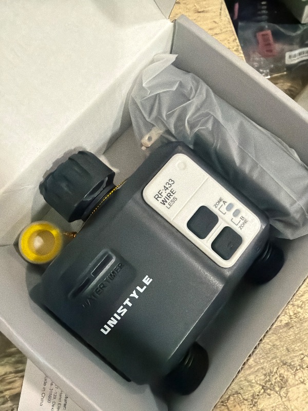 Photo 1 of [All-New 2027] 1700FT WiFi Sprinkler Timer 2 Zone, Unistyle Smart Hose Timers Compatible Alexa & Google Voice and App Control, Water Timer for Garden Hose with Auto & Manual Modes for Garden Lawn