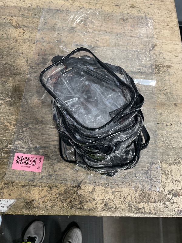 Photo 1 of 10 CLEAR ZIP UP POUCHES FOR CRAFTING, GIFTING, EVENTS