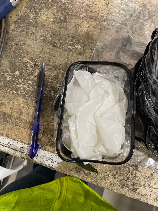 Photo 1 of 10 CLEAR ZIP UP POUCHES FOR CRAFTING, GIFTING, EVENTS