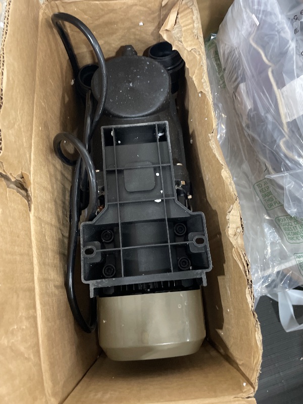 Photo 1 of CIPU Pool Pump with Timer 2700GPH 115V Powerful Self Priming Above Ground Swimming Pool Pump 0.35HP with Filter Basket Low Noise for Pools Hot Tub Spa Water Circulation