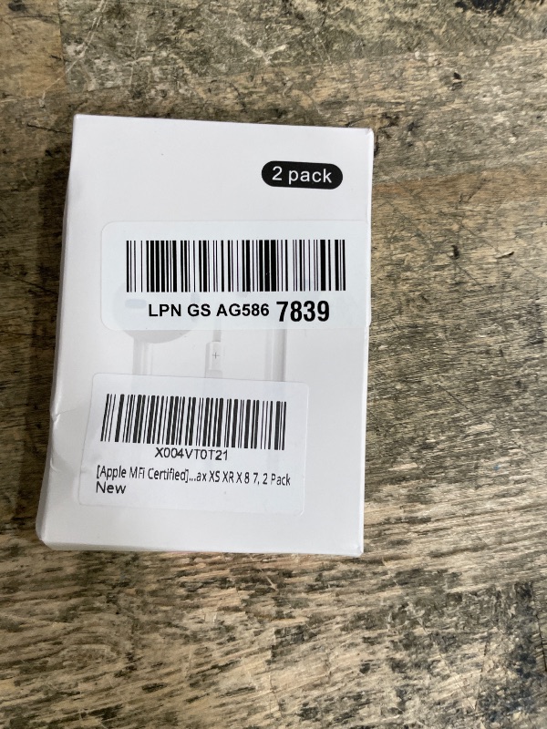 Photo 1 of [Apple MFi Certified] iPhone Headphones Wired, 2 Pack Lightning Earbuds/Earphones Wired with Built-in Mic & Volume Control HiFi Stereo Nosie Reduction Compatible for iPhone 14 13 12 11 Pro Max XS XR X