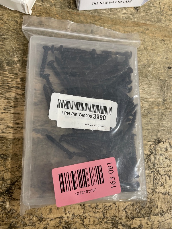 View 2 of #10 x 1-1/4" (80 Pack) Pan Head Sheet Metal Screws Phillips Drive Self-Tapping Wood Screws, Black Oxide 304 Stainless Steel Screw (18-8), Corrosion Resistant Screws