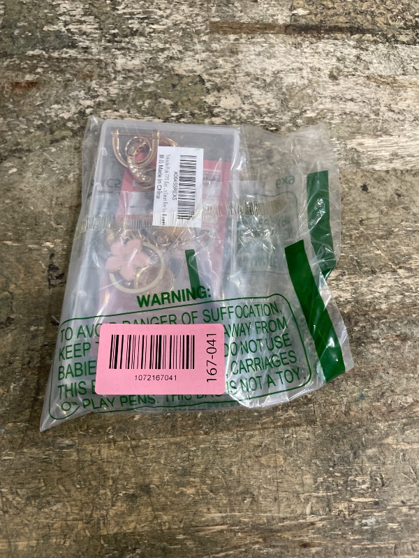 View 2 of **ONLY THE KEYCHAINS** Yekoubo Pink TPU Key Fob Cover with Sakura Flower Keychain Compatible with Toyota Camry Camry LE Camry SE Corolla Corolla iM LE SE Fortuner RAV4 LE 4-Button Smart Key for Women