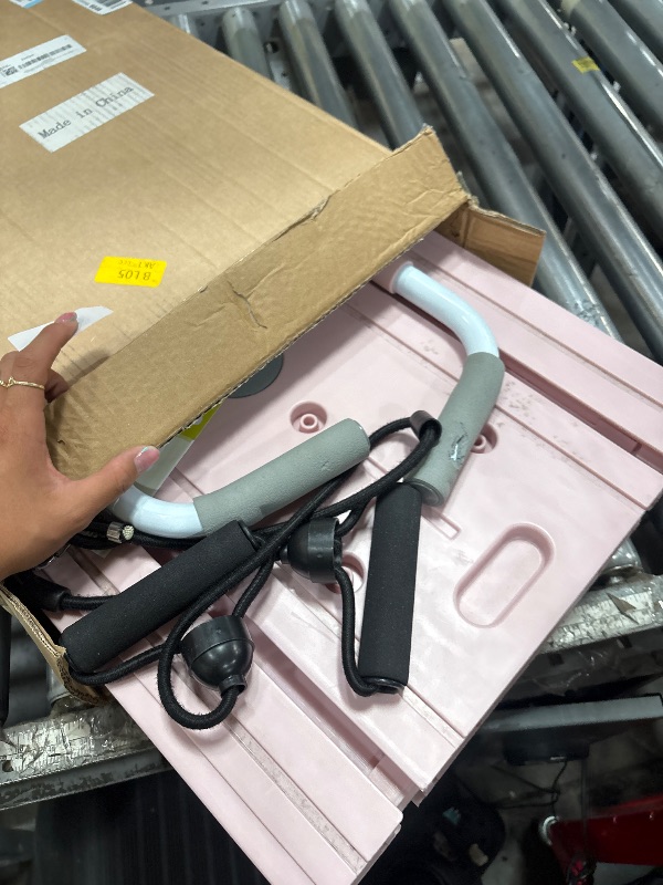 Photo 1 of ***SEE NOTES***JANUA Pilates Board Reformer Set, 5 in 1 Multi-Purpose Foldable Pilates Sliding Board for Home, Pink