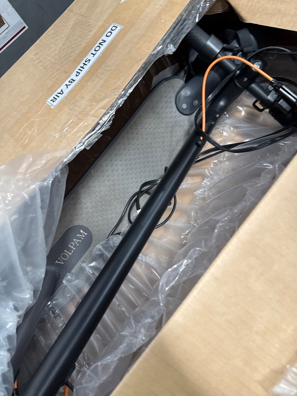 Photo 3 of **MISSING CAHRGER** VOLPAM Electric Scooter, 350W/500W/800W/1000W/250W Powerful Motor & 19/22/ 9 MPH Top Speed, 16-28-10 Miles Long Range, Folding E Scooter Choice