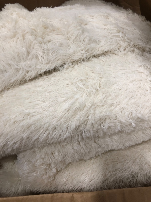 Photo 1 of Rabbit Fur Rug Fuzzy Shag Rugs for Living Room