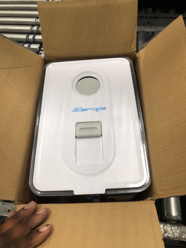 Photo 1 of **MISSING FILTER** Epic Pure XP Water Filter Dispenser with Advanced CoreXchange™ Filter. 36 Cup 100 Gallon Made in USA Filter. NSF Certified | Removes PFAS, Lead, Chlorine & More | BPA-Free |