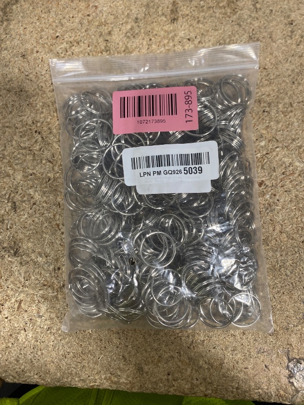 Photo 1 of Split Key Rings, Key Rings Bulk for Keychain and Crafts, 1 inch (25mm)
