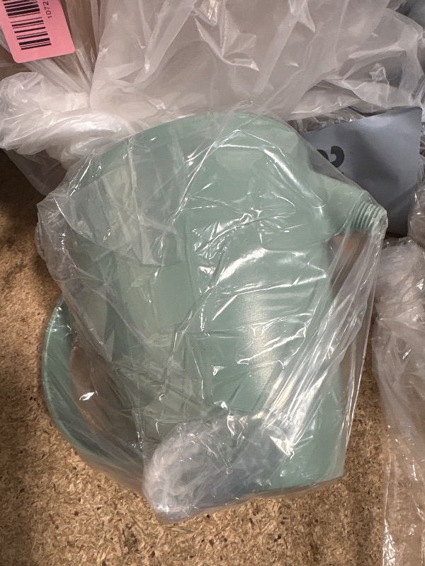 Photo 1 of 1.8L Watering Can for Indoor Plants, Small Watering Can with Long Spout & Removable Nozzle, Plastic Indoor Water Can for House Plants, Garden Flowers(Approx. 1/2 Gallon)