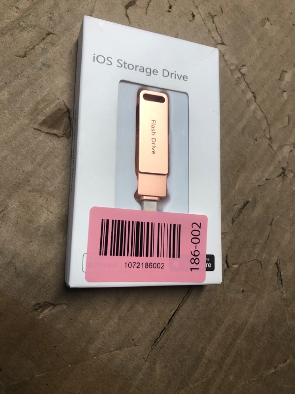 Photo 1 of (No APP Required) MFi Certified iPhone Photo Stick, USB Flash Drive 512GB for Photo/Video Backup, 3 in 1 iPhone Memory Stick, High-Speed Thumb Drive Compatible for iPhone/iPad/Android/PC Pink