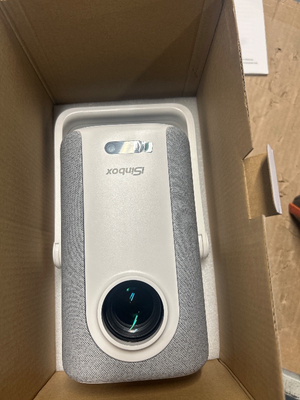 Photo 1 of [Short Throw/1200ANSI/Built in Apps] 4K Outdoor Projector with WiFi and Bluetooth, Auto Focus Projector with Dual-Mode Stand, Smart Portable Proyector with Netflix/YouTube/PrimeVideo & Dolby