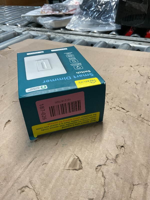 Photo 1 of [New Version] TREATLIFE Smart Dimmer Switch, 2.4GHz WiFi Single-Pole Dimmable Smart Light Switch Compatible with Alexa, Google Home, Sleep/Wake Timer, Customizable Indicator, Neutral Wire Required