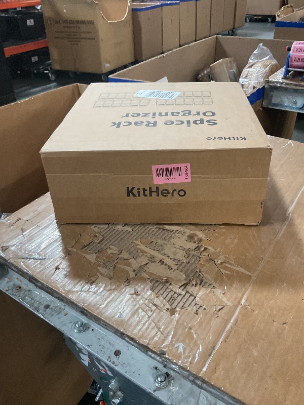 Photo 1 of * missing some jars *
KitHero Wooden Lid Magnetic Spice Rack with 24 Jars, 216 Labels, 1 Steel Funnel for Refrigerator?Microwave Oven - Full Set of Spice Organizer