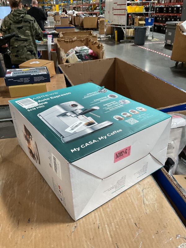 Photo 1 of ***MISSING PARTS***
CASABREWS 5418 PRO Espresso Machine 20 Bar, Upgraded Espresso Maker with Powerful Steam Milk Frother, Stainless Steel Coffee Machine with Fast Heating System for Cappuccino, Latte, Silver