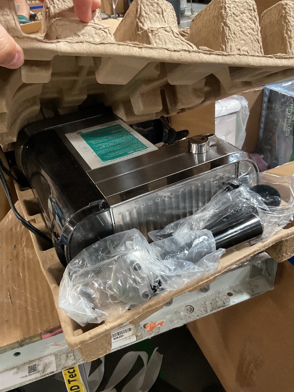 Photo 1 of ***MISSING PARTS***
CASABREWS 5418 PRO Espresso Machine 20 Bar, Upgraded Espresso Maker with Powerful Steam Milk Frother, Stainless Steel Coffee Machine with Fast Heating System for Cappuccino, Latte, Silver