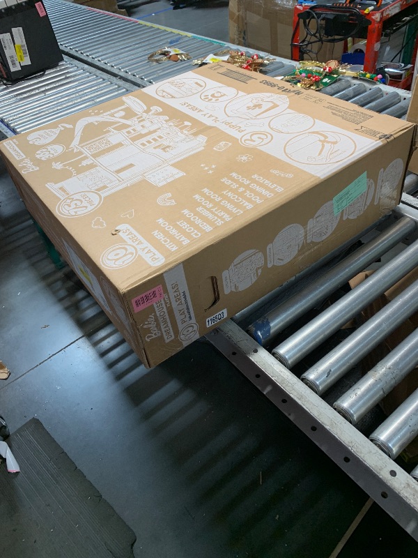 Photo 1 of ***FACTORY SEALED***
Barbie Dreamhouse, Pool Party Doll House with 75+ Pieces and 3-Story Slide, House Playset, Pet Elevator and Puppy Play Areas