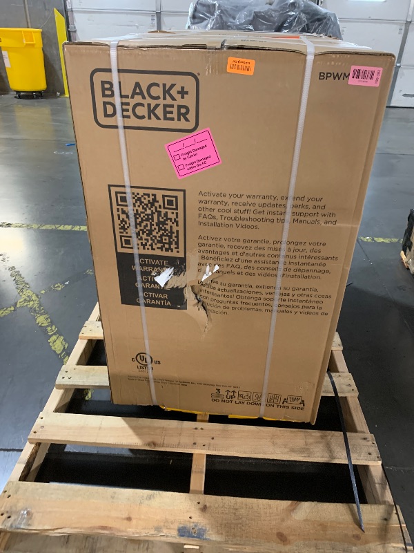 Photo 1 of ***FACTORY SEALED***
***TRUCK/TRAILER PICKUP ONLY***
BLACK+DECKER Small Portable Washer, Washing Machine for Household Use, Portable Washer 2.0 Cu. Ft. with 6 Cycles, Transparent Lid & LED Display