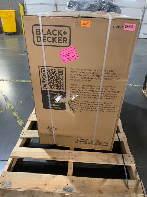 Photo 1 of ***FACTORY SEALED***
***TRUCK/TRAILER PICKUP ONLY***
BLACK+DECKER Small Portable Washer, Washing Machine for Household Use, Portable Washer 2.0 Cu. Ft. with 6 Cycles, Transparent Lid & LED Display