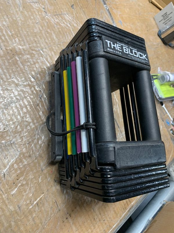 Photo 1 of ***FACTORY SEALED***
PowerBlock Pro 100 Adjustable Dumbbell, Sold As A Single Unit 5-100 lb Dumbbell – Durable Steel Build, Innovative Workout Equipment, Strength Training