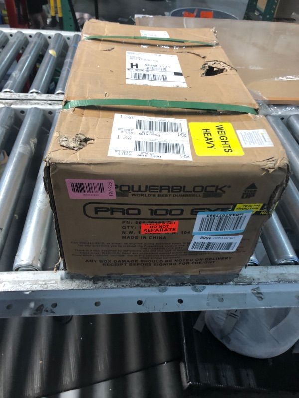 Photo 1 of ***FACTORY SEALED***
PowerBlock Pro 100 Adjustable Dumbbell, Sold As A Single Unit 5-100 lb Dumbbell – Durable Steel Build, Innovative Workout Equipment, Strength Training