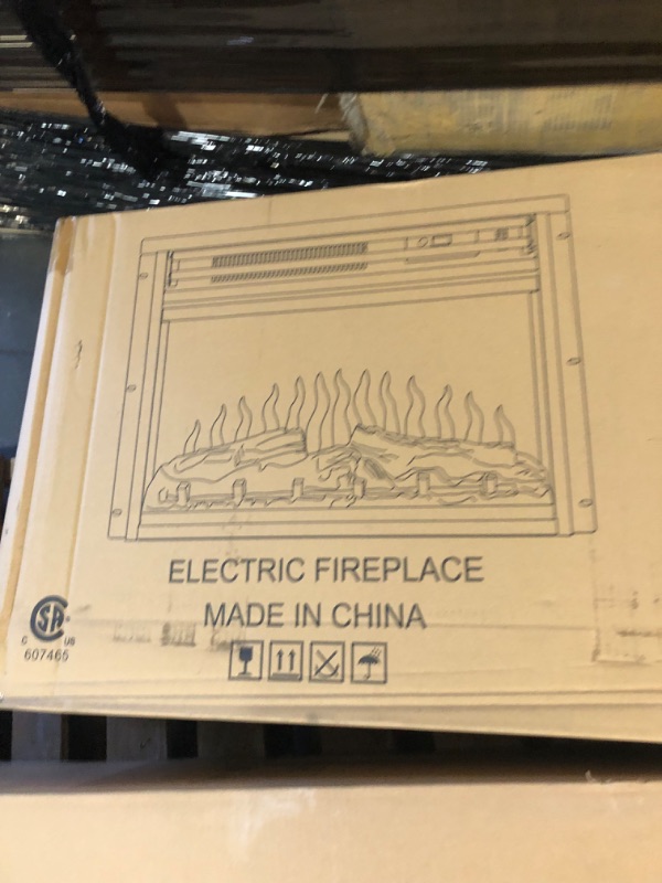 Photo 1 of ***FULL SET, TRUCK/TRAILOR PICK UP ONLY***
***STOCK PHOTOS FOR REFERENCE ONLY***
Electric Fireplace with Mantel for Living Room or Bedroom, Replaceable Fireplace Insert Heater, Realistic Log and Flame Effect, Remote Control, Timer, White