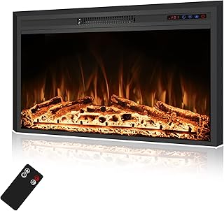 Photo 1 of ***FULL SET, TRUCK/TRAILOR PICK UP ONLY***
***STOCK PHOTOS FOR REFERENCE ONLY***
Electric Fireplace with Mantel for Living Room or Bedroom, Replaceable Fireplace Insert Heater, Realistic Log and Flame Effect, Remote Control, Timer, White