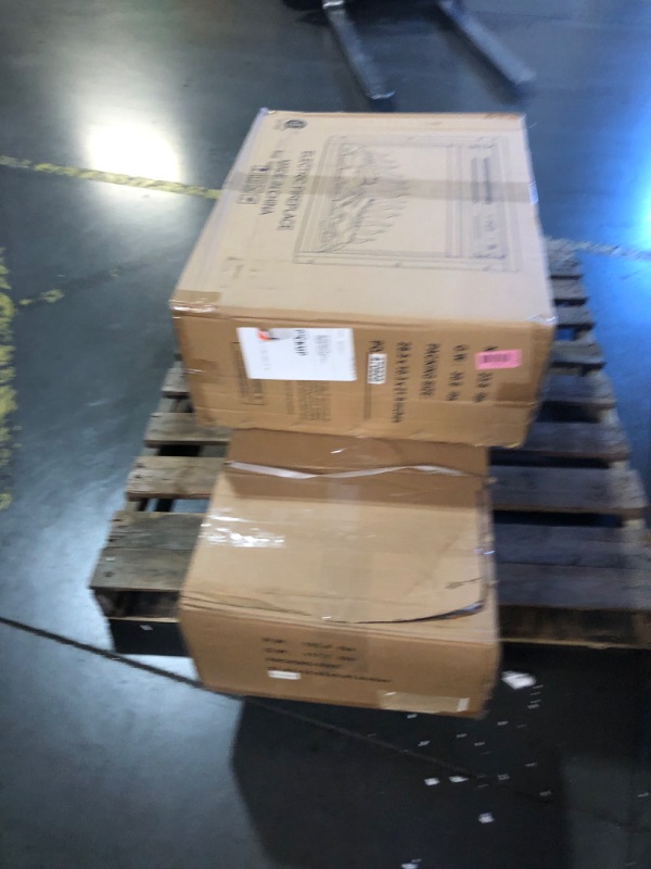 Photo 1 of ***FULL SET, TRUCK/TRAILOR PICK UP ONLY***
***STOCK PHOTOS FOR REFERENCE ONLY***
Electric Fireplace with Mantel for Living Room or Bedroom, Replaceable Fireplace Insert Heater, Realistic Log and Flame Effect, Remote Control, Timer, White