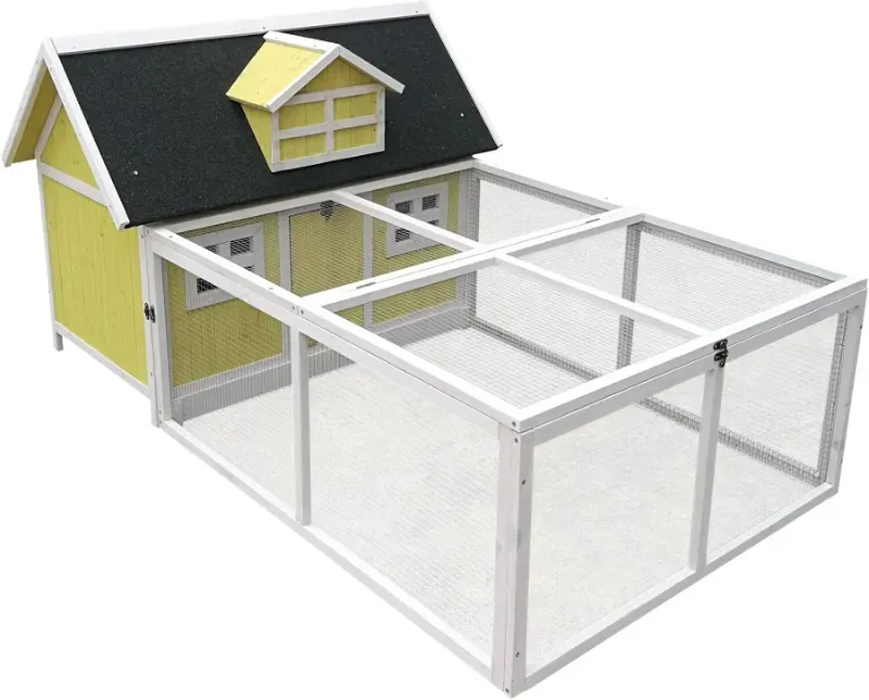Photo 1 of ***FULL SET (BOXES 2/2)***
***FACTORY SEALED***
Hanover Chicken Coop HANCC0103- Yelllow