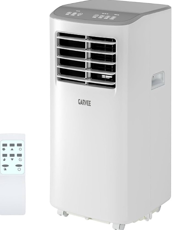 Photo 1 of ***HEAVILY USED***
***DAMAGED, UNTESTED***
Garvee 3-in-1 Portable Air Conditioner, 8,000 BTU Portable AC Unit with Cooling, Dehumidifier & Fan for Rooms up to 350 sq.ft with Remote Control, Sleep Mode, 24H Timer & Window Kit