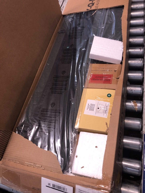 Photo 1 of ***MISSING PARTS*** Rolanstar Headboard for Queen Size Bed with Storage, Head Board with USB & Type C Port, 60,000 DIY Color of LED Light, Velvet Upholstered, Height Adjustable, Sturdy, Easy Assembly, Grey