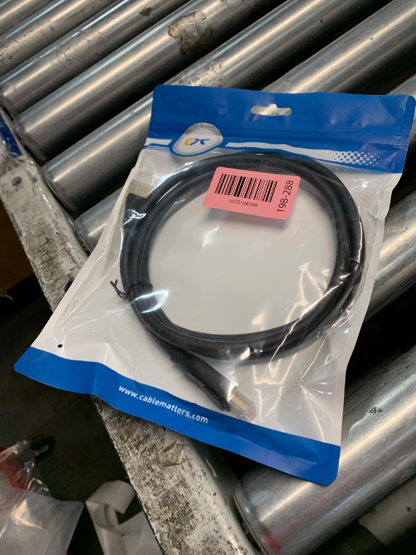 Photo 1 of [VESA Certified] Cable Matters 80Gbps DisplayPort 2.1 Cable - 4.9ft / 1.5m, DP80 Cable with 16K 60Hz, 8K 240Hz, 4K 240Hz, FreeSync, G-SYNC and HDR for Gaming Monitor, PC, RTX 4080/4090, RX 7900, Black