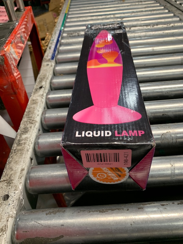 Photo 1 of ***MISSIN PARTS, BOTTLE ONLY***
JAMBO 16" Beautiful Lamp- Purple with Yellow/Orange Wax, Relaxing Liquid Light, Night Light Nightlight, Home Decor Living Room Office Bedroom Lamp for Adults Teens Kids, Magma Motion