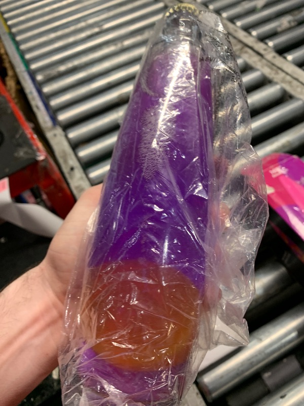 Photo 1 of ***MISSIN PARTS, BOTTLE ONLY***
JAMBO 16" Beautiful Lamp- Purple with Yellow/Orange Wax, Relaxing Liquid Light, Night Light Nightlight, Home Decor Living Room Office Bedroom Lamp for Adults Teens Kids, Magma Motion