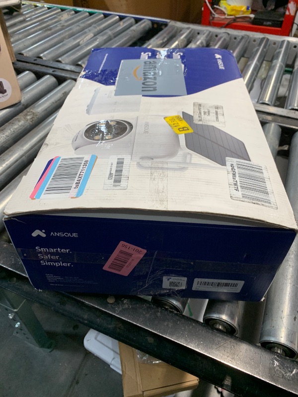 Photo 1 of **MISSING MOUNTING HARDWARE AND INSTRUCTIONS**
ANSQUE Security Cameras Wireless Outdoor Home System, 4 Camera Kit, No Subscription Fees, Solar Powered, Local Storage, 365-Day Battery Life, 360°PTZ Surveillance, Auto Tracking, 2K Color Night Vision