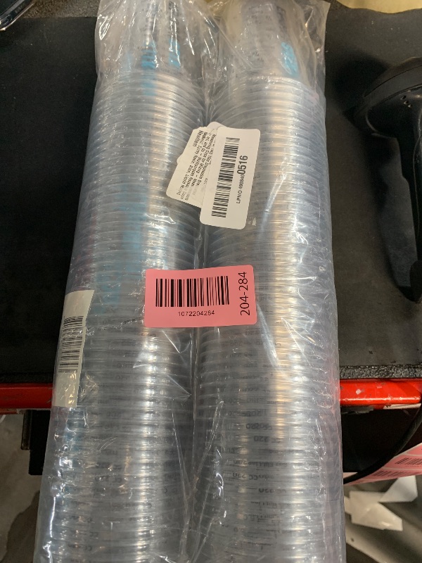 Photo 1 of [Pack of 100] 10oz Disposable Graduated Measuring Cups for Mixing - Measurements in mL and Oz - Multipurpose Reusable Cups for Paint, Epoxy Resin, Stain, Liquid Mixing Cups