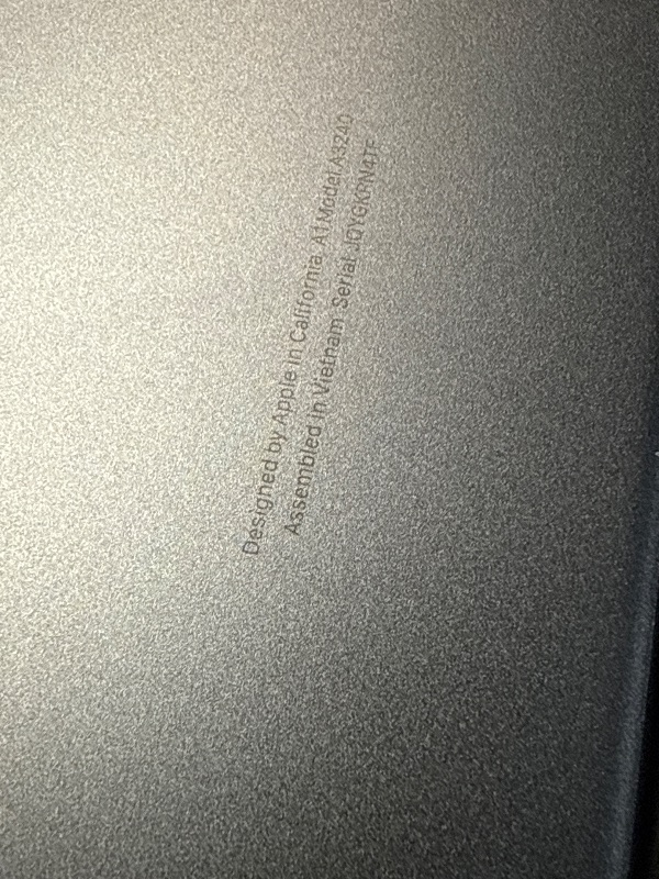View 4 of ***ICLOUD ACCOUNT LOCKED***Apple 2025 MacBook Air 13-inch Laptop with M4 chip: Built for Apple Intelligence, 13.6-inch Liquid Retina Display, 16GB Unified Memory, 256GB SSD Storage, 12MP Center Stage Camera, Touch ID; Midnight