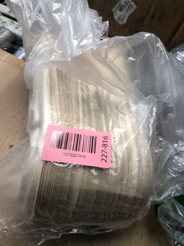 Photo 1 of [100% Eco-Friendly] 34 oz Disposable Food Containers with Lids – Sugarcane Pulp Take Out Containers, Biodegradable Lunch Box, Compostable and Microwave Safe To-Go Boxes for Meal Prep – Pack of 50