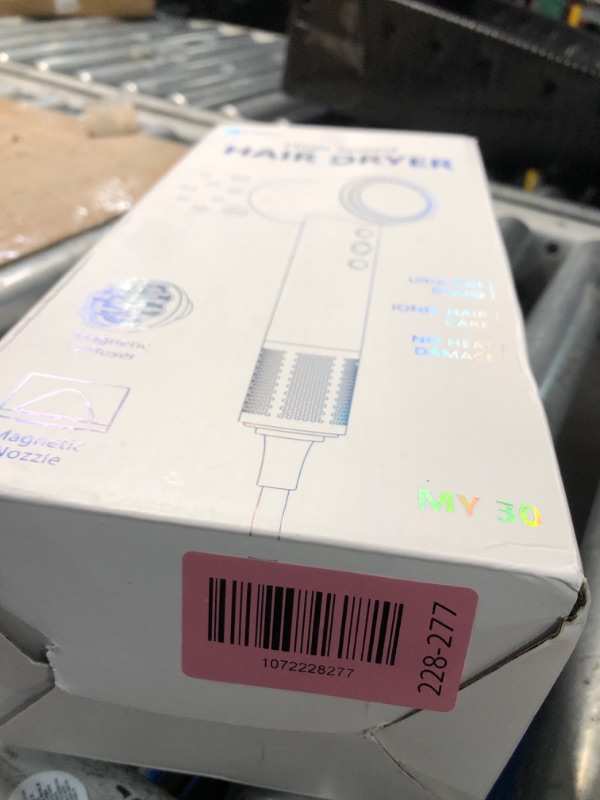 Photo 1 of (OUTLET)slopehill 110,000 RPM Professional Hair Dryer - 0.8lb Ultra-Lightweight, 2 Billion Ion Technology for 98% Frizz Reduction, AI Smart-Temp Control, Magnetic Attachments for All Hair Types (Pink)