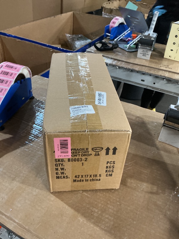 Photo 1 of ******* factory sealed ********Mecgirn Milk Glass Vanity Lights for Bathroom, 2 Light Brass Bathroom Light Fixtures Over Mirror, Ceramic E26 Sockets Wall Mounted