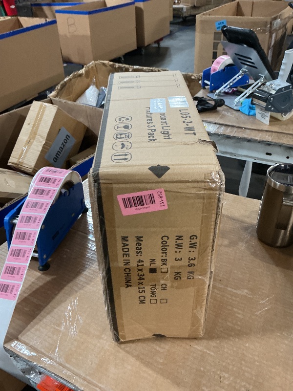 Photo 1 of ******** factory sealed ******** Esfos Pendant Ceiling Light Fixture, LED Kitchen Lighting Crystal Pendant Lights Kitchen Island, 1-Light Integrated Kitchen Hanging Light Fixture Modern Island Light with Bubble Glass Three Pack