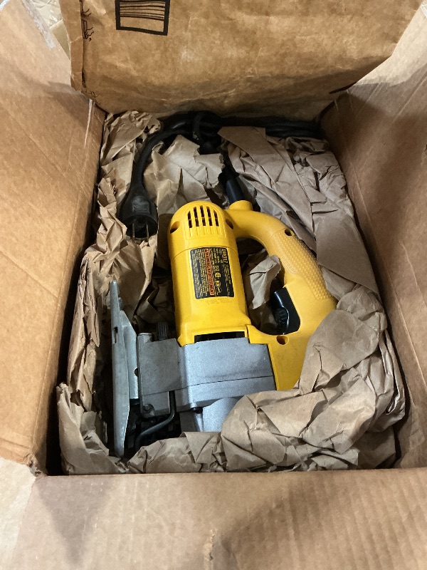 Photo 1 of ***STOCK PHOTO FOR REFERENCE ONLY***
DEWALT Jig Saw, Top Handle, 6.5-Amp, Corded (DW331K)