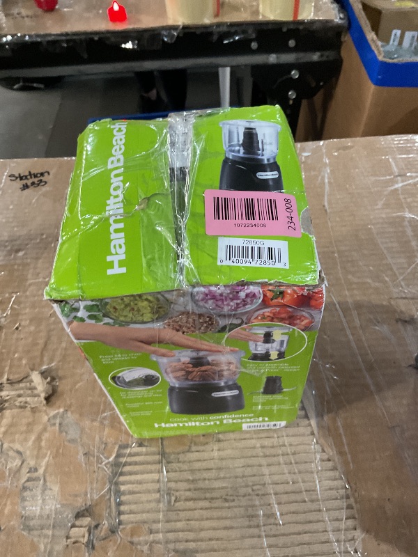 Photo 1 of ***MISSING PARTS***
Hamilton Beach Electric Vegetable Chopper & Mini Food Processor, 3-Cup, 350 Watts, for Dicing, Mincing, and Puree, Black (72850)